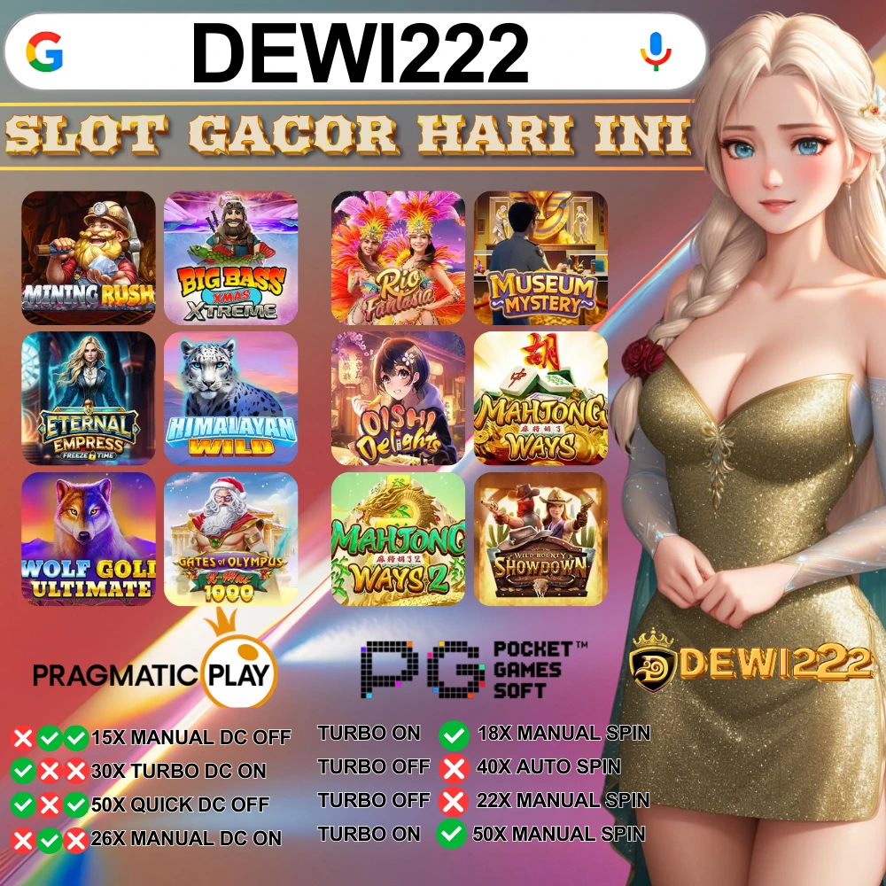 Situs Slot Toto Online Resmi Paling Gacor & Terpercaya DEWI222